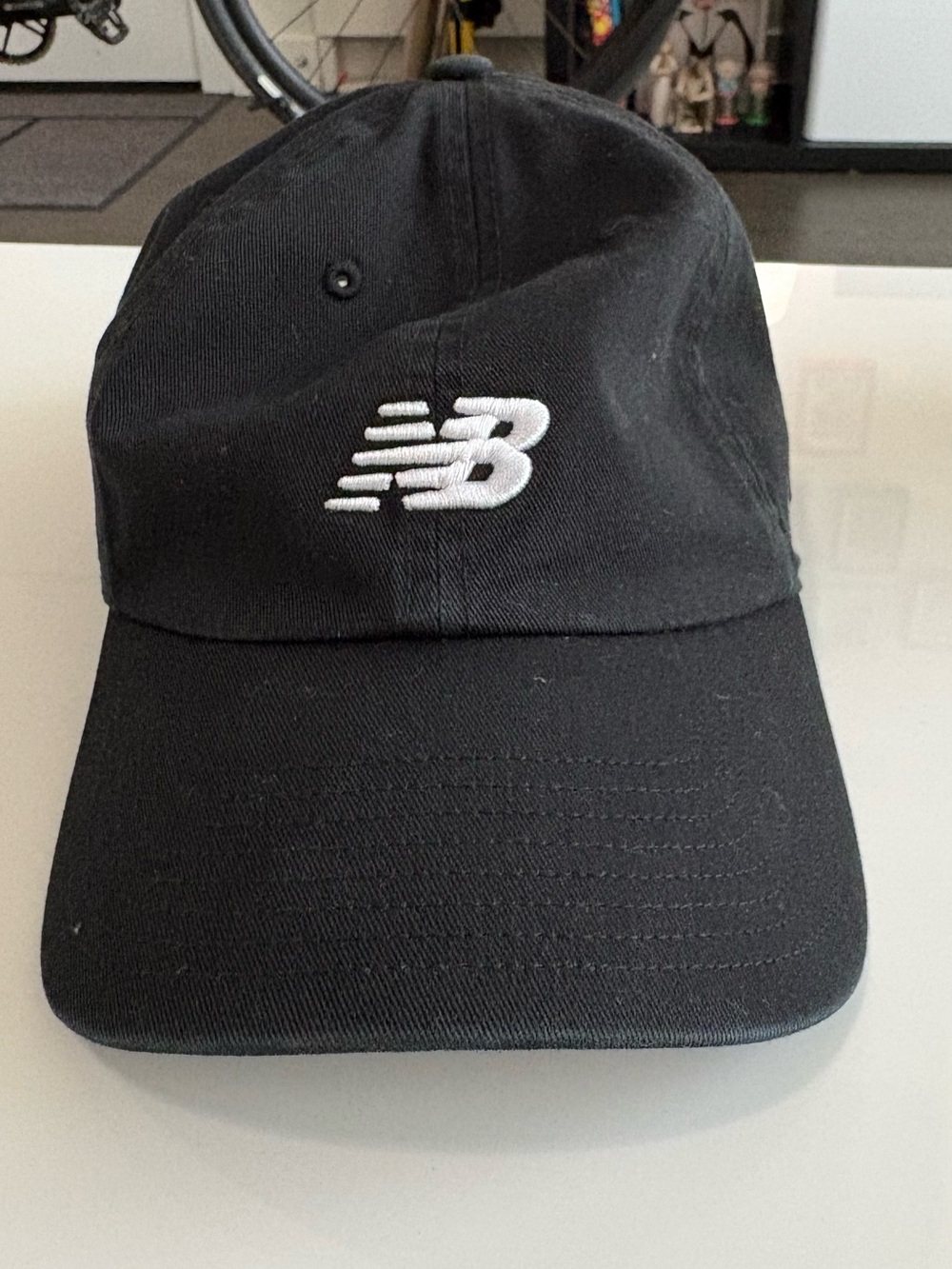 New Balance Black Cap with White NB Logo